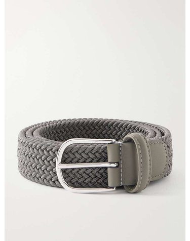 [해외직구] 앤더슨 3.5CM 레더 우븐 엘라스틱 벨트 B0667/ NE37/ G2/ AF2817/11 B0082127547