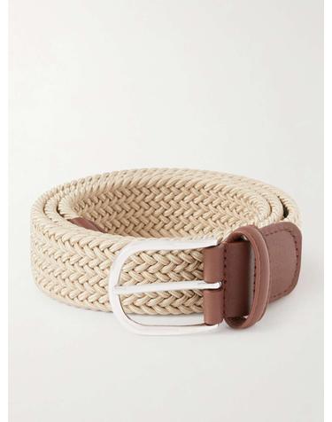[해외직구] 앤더슨 3.5CM 레더 우븐 엘라스틱 벨트 B0667 AF2817/11 NE37-PL18 B0081048744