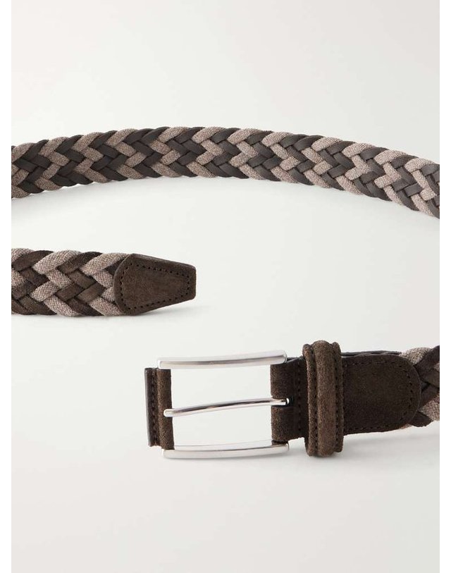 앤더슨 [해외직구] 앤더슨 35 CM 스웨이드 우븐 벨트 B0667/PI115/AF3689/04/ B0082171589 착용컷