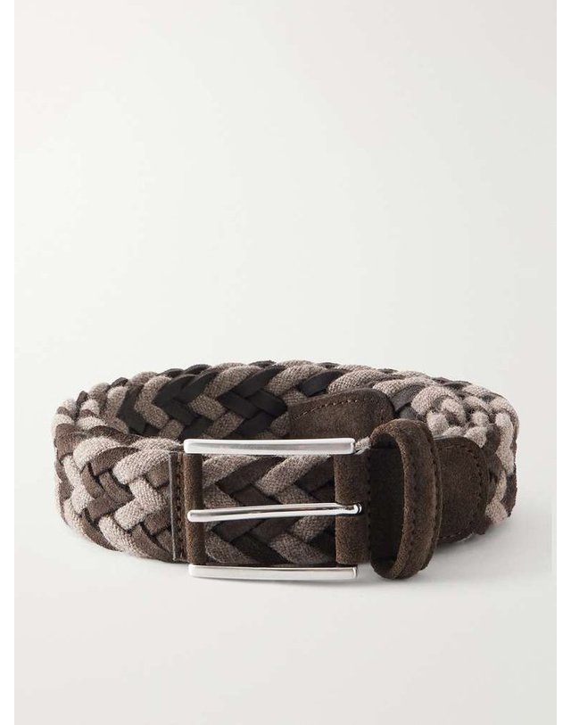 앤더슨 [해외직구] 앤더슨 35 CM 스웨이드 우븐 벨트 B0667/PI115/AF3689/04/ B0082171589 착용컷