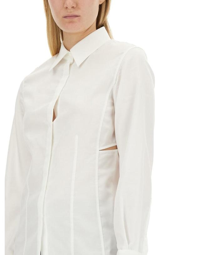 헬무트 랭 [해외직구] 24 S/S 헬무트 랭 슬림 핏 셔츠 N10HW502_C7J B0041276474 착용컷