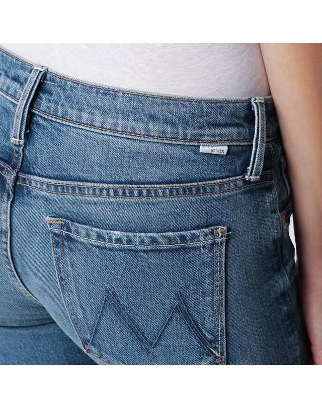 마더 [해외직구] 26 F/W 마더 더 JINX 힐 부츠컷 진 인 미디엄 블루 데님 11405-1409CO-HRL B0052249914 착용컷