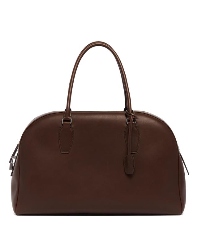 더 로우 [해외직구] 25 F/W 더 로우 백 인 펠레 INDIA 1575 MARRONE W1594L72/DEOS B0741808398 착용컷