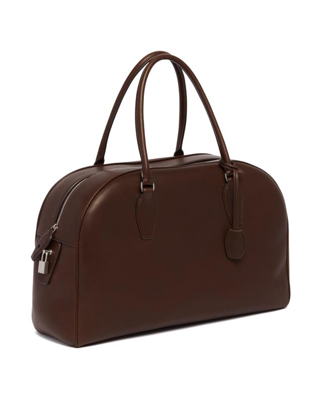더 로우 [해외직구] 25 F/W 더 로우 백 인 펠레 INDIA 1575 MARRONE W1594L72/DEOS B0741808398 착용컷