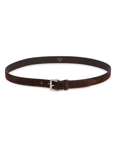 [해외직구] 26 F/W 더 로우 벨트 GEO 인 스웨이드 MARRONE S001460L700/DBAS B0742252886
