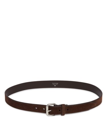 [해외직구] 26 F/W 더 로우 벨트 GEO 인 스웨이드 MARRONE B001133L700/DBAS B0742296420