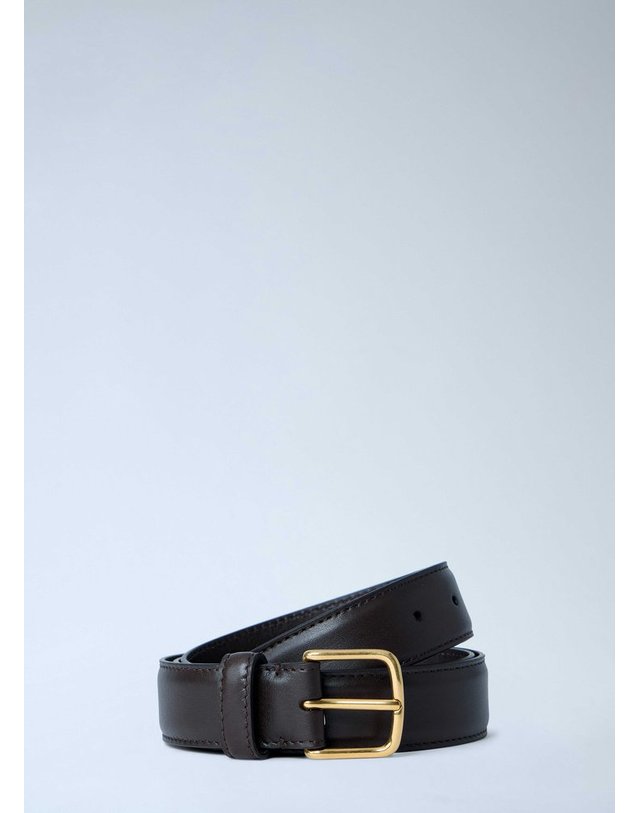 더 로우 [해외직구] 26 S/S 더 로우 레더 벨트 M1009-L60-DARKG B0111916153 착용컷