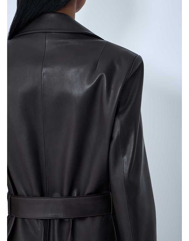 더 로우 [해외직구] 26 S/S 더 로우 RAISA 레더 코트 10509-L644-CFF B0111928885 착용컷