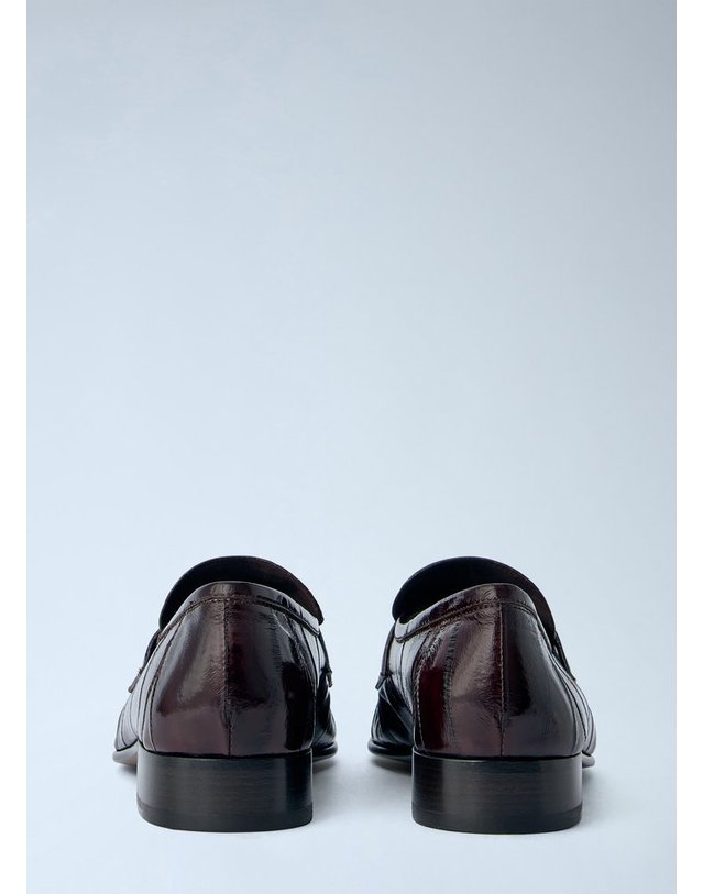 더 로우 [해외직구] 26 F/W 더 로우 소프트 로퍼 F1280-E17-BRW B0112329345 착용컷