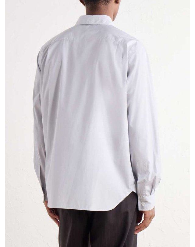 마가렛 호웰 [해외직구] 마가렛 호웰 POINTCOLLAR 핀스트라이프 코튼 셔츠 MESH0558A26MSU B0082491319 착용컷