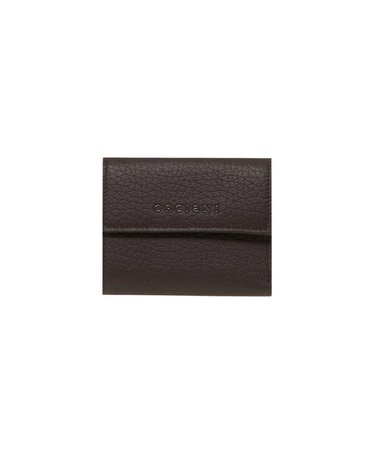[해외직구] 오르치아니 스몰 플랩 소프트 지갑 인 다크 브라운 레더 SD0198SOFTMORO B0302324483