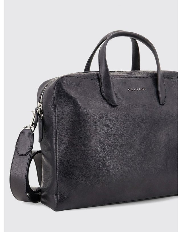 오르치아니 [해외직구] 오르치아니 브리프케이스 WORK 라군 P00754LGN NERO B0442251370 착용컷
