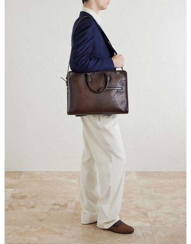 [해외직구] 26 S/S 벨루티 2 JOURS 네오 베네치아 레더 브리프케이스 M310680 B0081965159