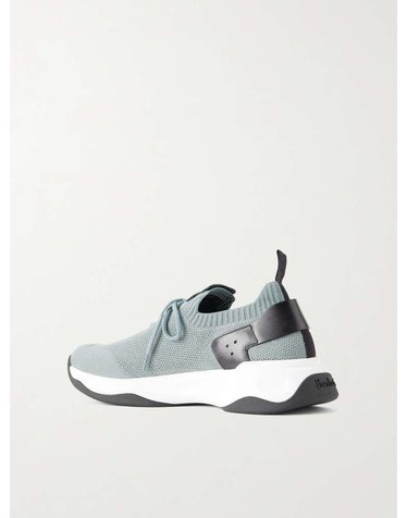 [해외직구] 26 S/S 벨루티 쉐도우 레더 스트레치니트 스니커즈 S6610-002 B0082028757