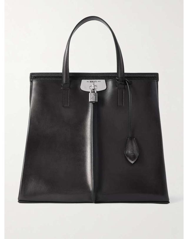 벨루티 [해외직구] 26 S/S 벨루티 LUTI 38 베네치아 레더 토트백 백 M262453BLACK B0081933062 착용컷