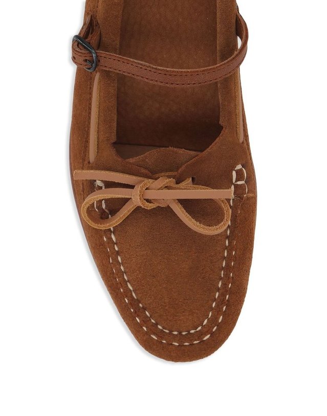 헤레우 [해외직구] 헤레우 LOREA 스웨이드 레더 로퍼 LOSUWFS25TABAC B0711906861 착용컷