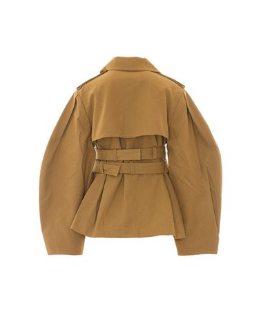 [해외직구] 26 F/W 가니 트렌치 코트 인 더블 코튼 A1010196/840 B0012065986