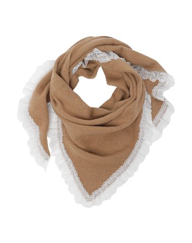 [해외직구] 26 F/W 가니 울 레이스 TRIANGULAR 스카프 B3020273/177 B0012322768