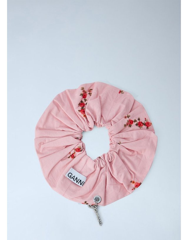 가니 [해외직구] 26 F/W 가니 SCRUNCHIE 프린트 코튼 B3020262 499 B0112329319 착용컷