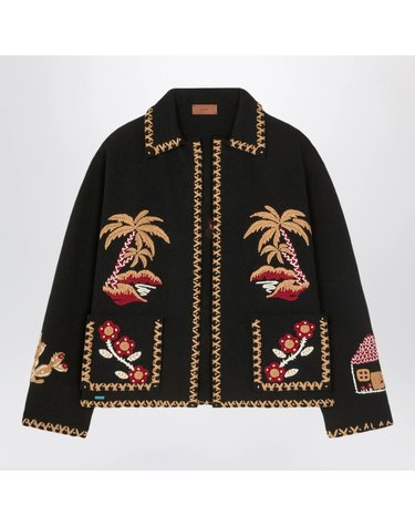 [해외직구] 26 F/W 알라누이 REMEMBER ME 블랙 버진 울 자켓 LWHQ01BE26KNI001-1084 B0052306694