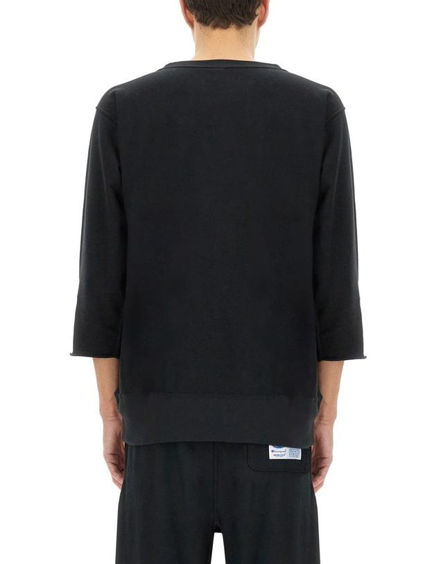 언더커버 [해외직구] 25 S/S 언더 커버 챔피온 X 언더커버 티셔츠 UC1E4810-1_BLACK B0041572583 착용컷