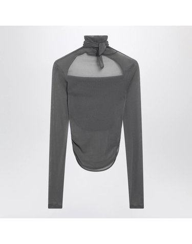 [해외직구] 26 F/W 르메르 발레리나 탑 WITH 스카프 인 그레이 저지 TS0053LJ1070-BK931 B0052282415