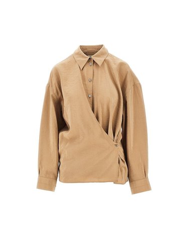 [해외직구] 26 F/W 르메르 코튼 & 실크 트위스트 셔츠 SH1141BR525 B0132361394