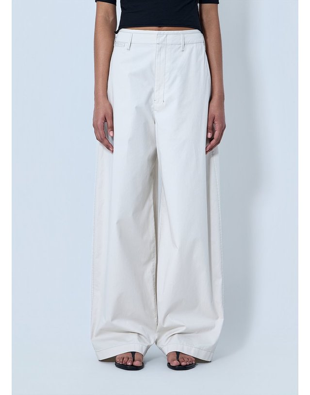 르메르 [해외직구] 26 S/S 르메르 와이드레그 테일러 트라우저 PA1273 LF1531 WH021 B0112019394 착용컷