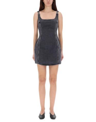 [해외직구] 25 F/W 마린 세르 문 LASER 미니 드레스 WDR403A_CDEN0006GR90 B0041868250