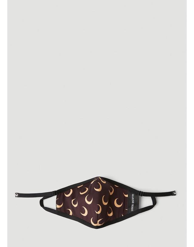 마린세르 [해외직구] 22 S/S 마린 세르 문 프린트 페이스 마스크 A059FW20X 8 BROWN WITH TAN PRINT B0110815967 착용컷