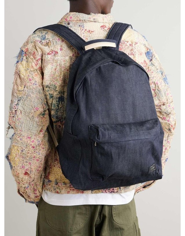 포터 [해외직구] 26 F/W 포터 DAYPACK 데님 백팩 381-05587 B0081660480 착용컷
