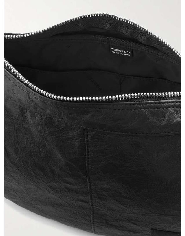 포터 [해외직구] 26 S/S 포터 프리스타일 DYNEEMA 텍스처레더 메신저 백 391-05291 B0081932315 착용컷