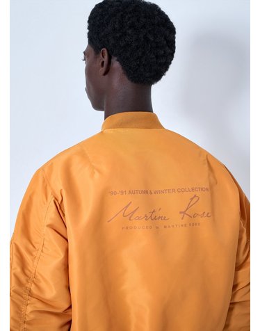 [해외직구] 26 S/S 마틴 로즈 봄버 자켓 WITH 리브드 TRIMS 702WO01200-ORA B0112034833