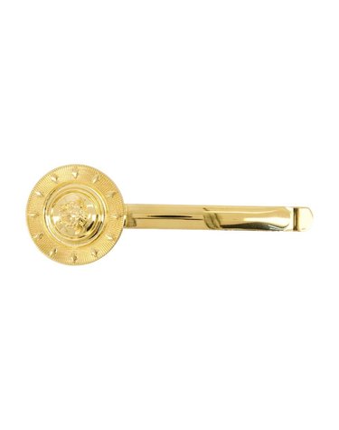 [해외직구] 26 F/W 베르사체 보비 핀 헤어 클립 VERSACE 메탈 골드 1026122-1A00620-3J330 B0732170553
