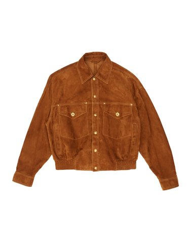 [해외직구] 26 F/W 베르사체 GIACCA 블루종 인 스웨이드 MARRONE 10253901A18380/1NN90 B0742245037