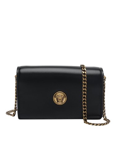 [해외직구] 26 F/W 베르사체 미니 VERSACE EMBLEME 램 레더 크로스바디 백 1026487/1A174491B55J B0012278692