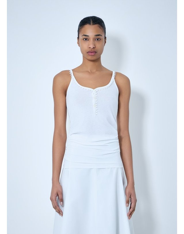 자크뮈스 [해외직구] 26 S/S 자크뮈스 리브드 디테일 CAMISOLE 26ETSW00567AJ00189 100 B0111990097 착용컷