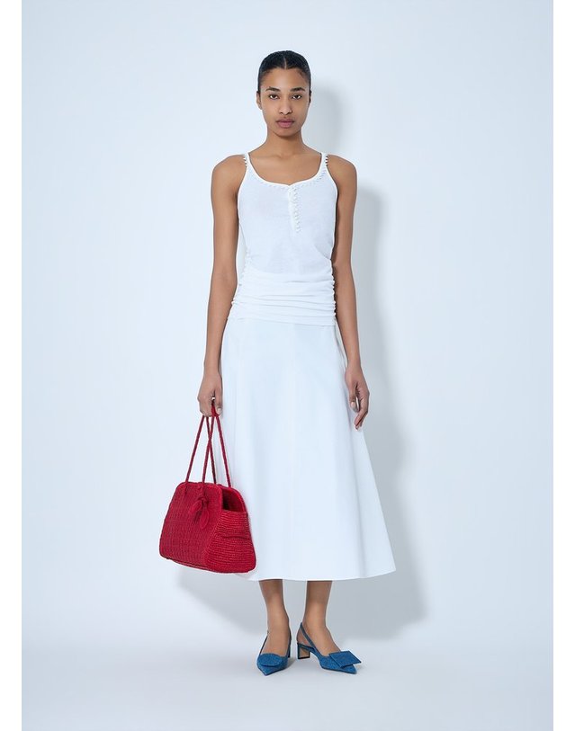 자크뮈스 [해외직구] 26 S/S 자크뮈스 리브드 디테일 CAMISOLE 26ETSW00567AJ00189 100 B0111990097 착용컷
