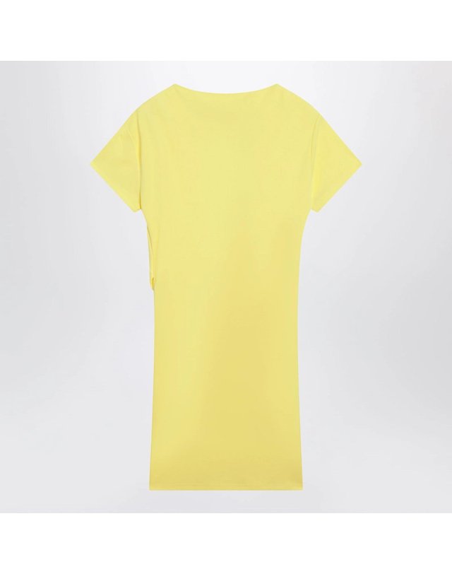 자크뮈스 [해외직구] 26 S/S 자크뮈스 옐로우 MISTRAL 비스코스 저지 드레스 DRW00847AJ00253-250 B0052021214 착용컷