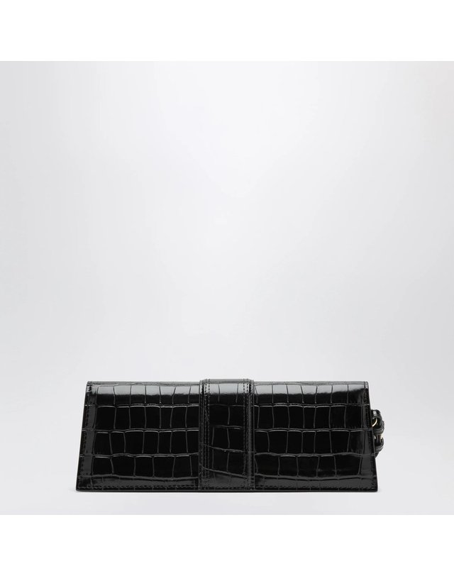 자크뮈스 [해외직구] 26 F/W 자크뮈스 블랙 르 BAMBINO 파우치 인 CROCODILEEFFECT 레더 BAW00477AC07A05-990 B0052318763 착용컷