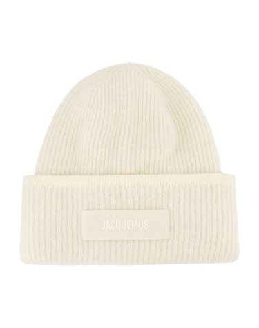 [해외직구] 25 F/W 자크뮈스 르 BONNET GROS 그레인 JACQUEMUS 울 화이트 ACU00666AK00227-110 B0731721461
