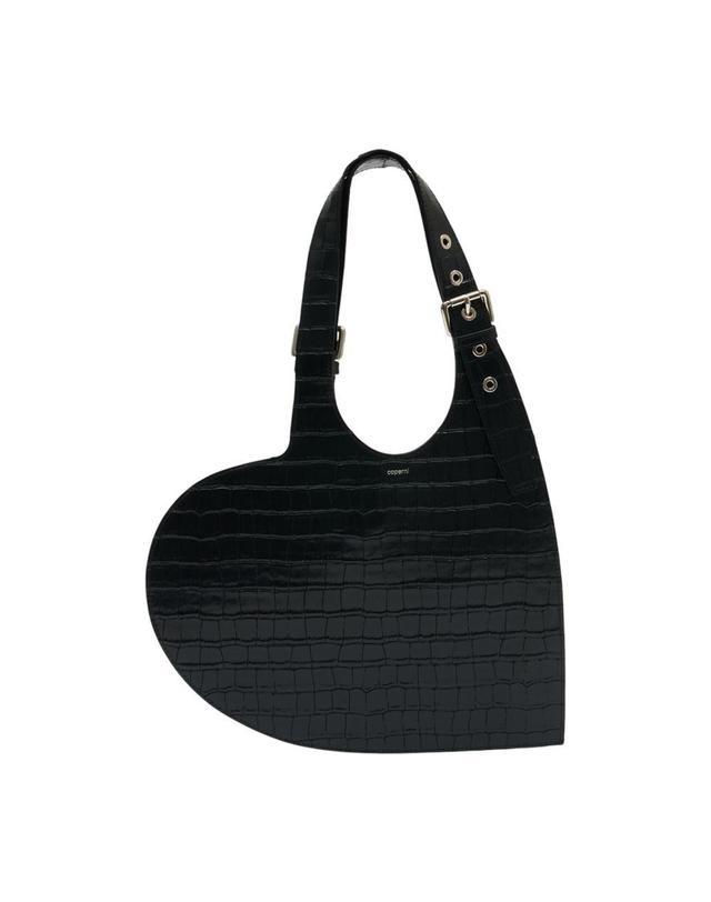 코페르니 [해외직구] 26 S/S 코페르니 CROCO 벨트 하트 숄더 백 COPERNI 레더 블랙 COPBA112F6075-BLK B0731880544 착용컷