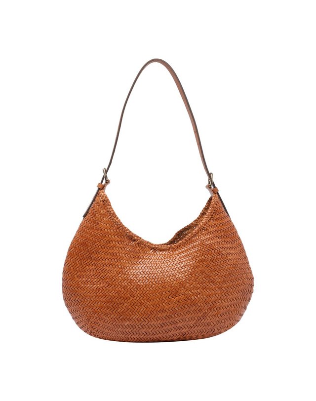 드래곤 디퓨전 [해외직구] 26 F/W 드래곤 디퓨전 루나 MEZZA 숄더 백 8021/TAN BLACK EDGE B0012291612 착용컷