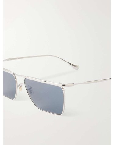 [해외직구] 올리버 피플스 JIL SANDER 에디션 2 에비에이터 실버톤 메탈 선글라스 0OV1370ST B0082122405