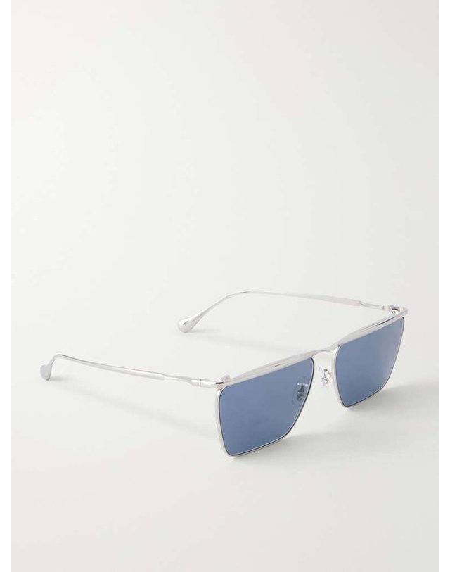 올리버피플스 [해외직구] 올리버 피플스 JIL SANDER 에디션 2 에비에이터 실버톤 메탈 선글라스 0OV1370ST B0082122194 착용컷