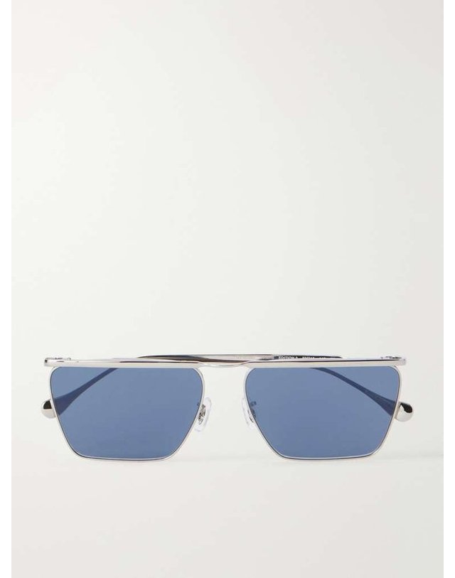 올리버피플스 [해외직구] 올리버 피플스 JIL SANDER 에디션 2 에비에이터 실버톤 메탈 선글라스 0OV1370ST B0082122194 착용컷