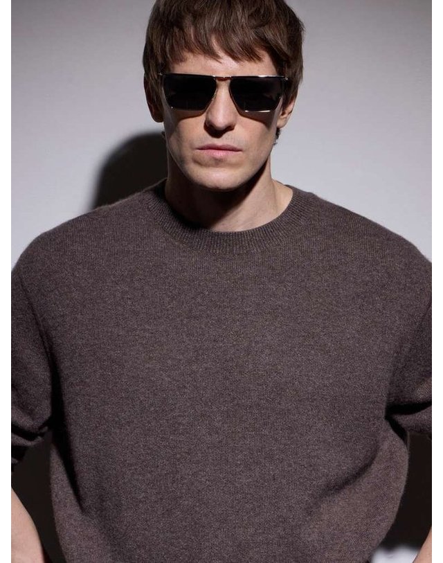 올리버피플스 [해외직구] 올리버 피플스 JIL SANDER 에디션 2 에비에이터 실버톤 메탈 선글라스 0OV1370ST B0082122405 착용컷
