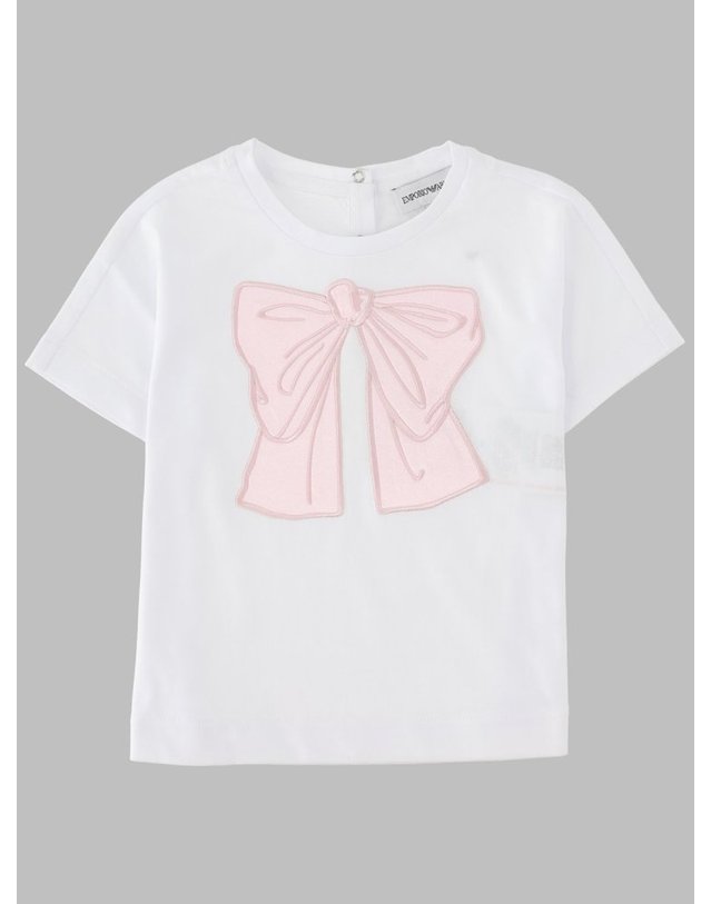 엠포리오 아르마니 [해외직구] 22 S/S 엠포리오 아르마니 티셔츠 (KIDS 상품) 3LET06B_3J4NZ0100 B0042196107 착용컷
