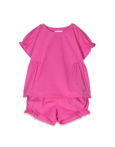 [해외직구] 23 S/S 엠포리오 아르마니 셋 탑 & BELOW (KIDS 상품) 3REV05B_3J58Z0309 B0040209473