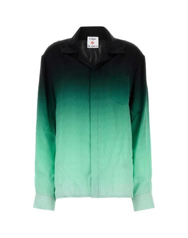 [해외직구] 카사블랑카 쿠반 카라 롱 슬리브 셔츠 UWPF25SH00603 GRADIENT B0441748531
